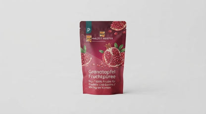 Granatapfel Fruchtpüree 1kg / 100% Frucht für Eisdiele und Gastro / 10x1kg im Karton