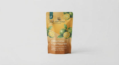 Kalamansi Fruchtpüree 1kg / 100% Frucht für Eisdiele und Gastro / 10x1kg im Karton