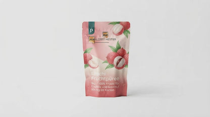 Litschi Fruchtpüree 1kg / 100% Frucht für Eisdiele und Gastro / 10x1kg im Karton