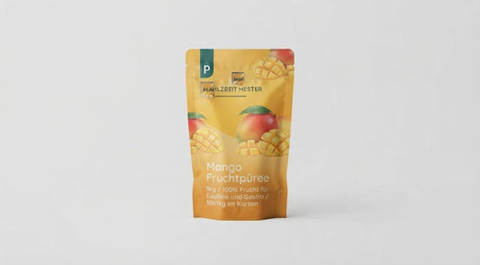 Mango Fruchtpüree 1kg / 100% Frucht für Eisdiele und Gastro / 10x1kg im Karton