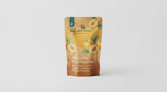 Mirabelle Fruchtpüree 1kg / 100% Frucht für Eisdiele und Gastro / 10x1kg im Karton