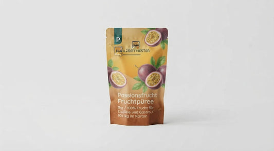 Passionsfrucht Fruchtpüree 1kg / 100% Frucht für Eisdiele und Gastro / 10x1kg im Karton