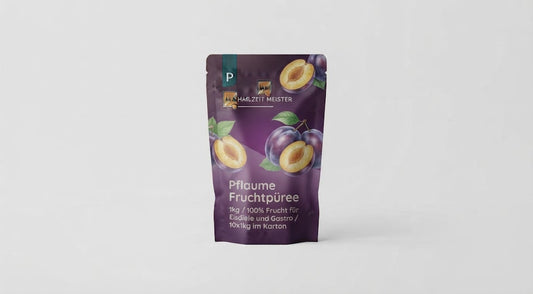 Pflaume Fruchtpüree 1kg / 100% Frucht für Eisdiele und Gastro / 10x1kg im Karton