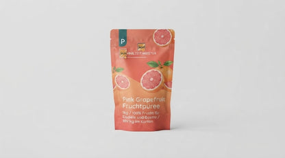 Pink Grapefruit Fruchtpüree 1kg / 100% Frucht für Eisdiele und Gastro / 10x1kg im Karton