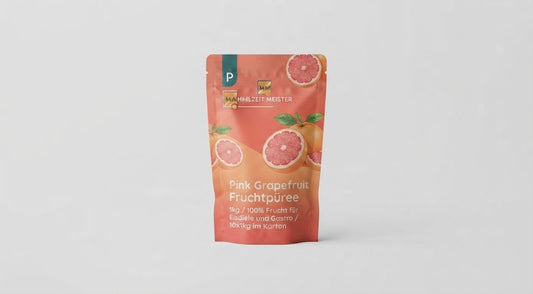 Pink Grapefruit Fruchtpüree 1kg / 100% Frucht für Eisdiele und Gastro / 10x1kg im Karton