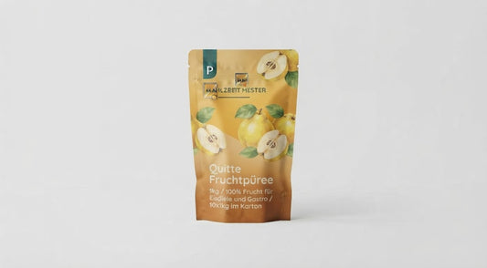 Quitte Fruchtpüree 1kg / 100% Frucht für Eisdiele und Gastro / 10x1kg im Karton