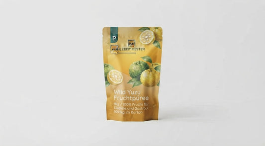 Wild Yuzu Fruchtpüree 1kg / 100% Frucht für Eisdiele und Gastro / 10x1kg im Karton